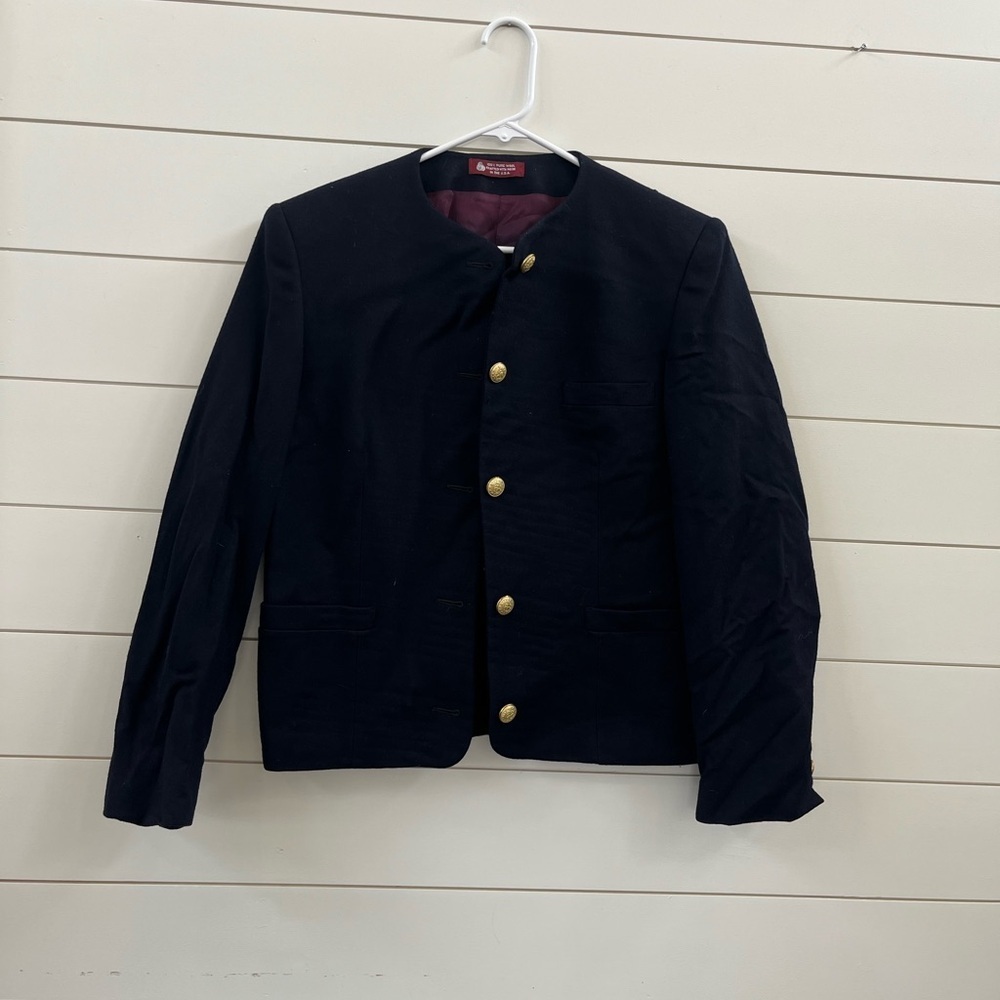 Jos. A. Bank Wool Navy Blue Tailored Blazer